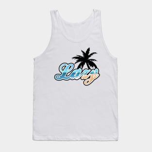 Lazy Beach Black Tank Top